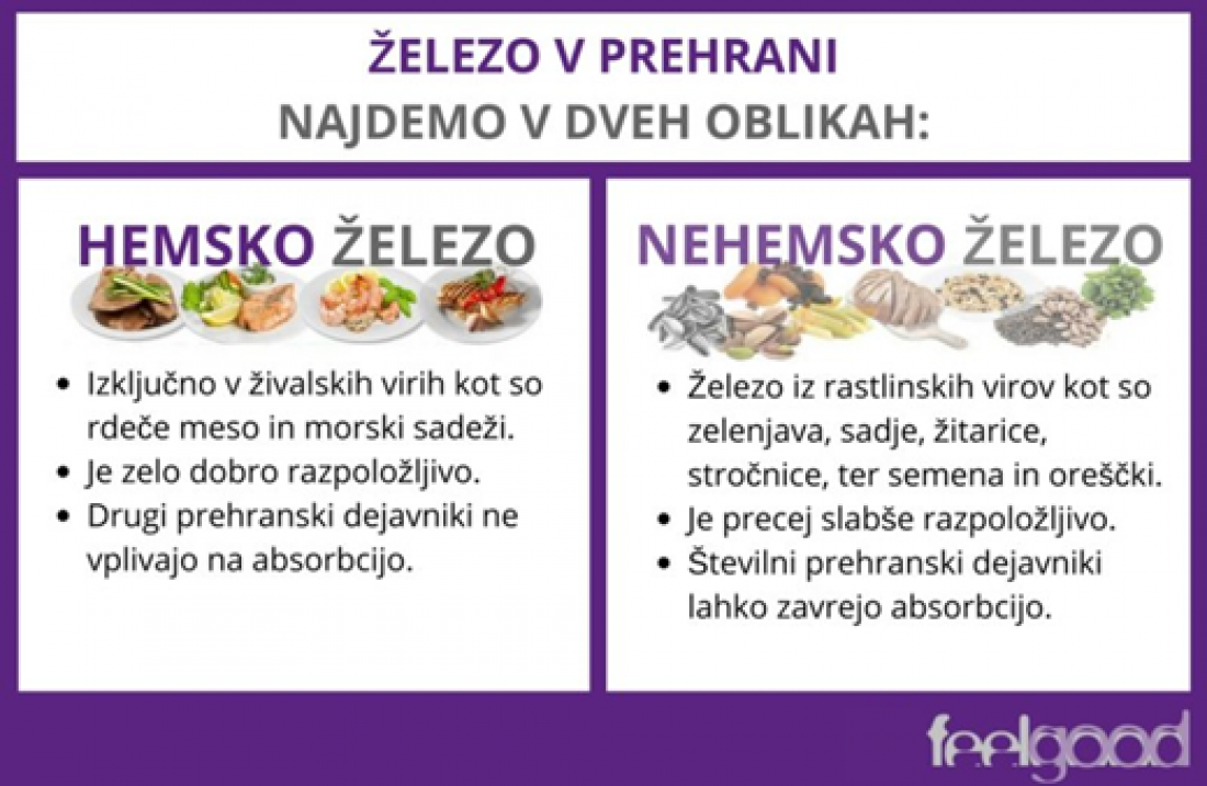 Feelgood zelezo v prehrani