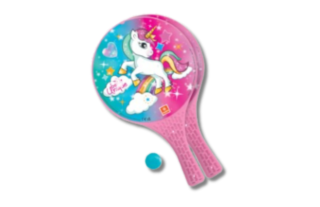 Set loparjev za plazo Unicorn2