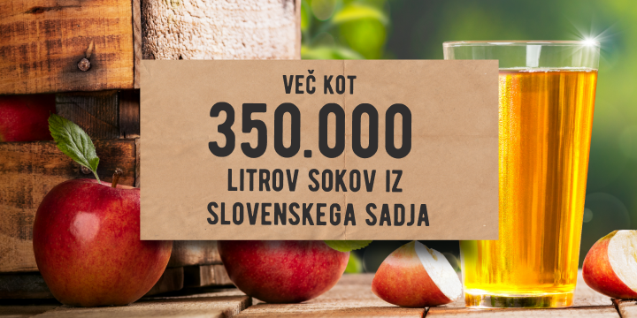 LANDING sokovi is slovenskega sadja