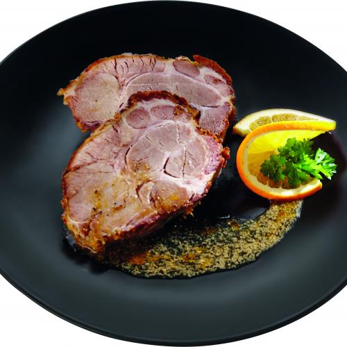 Svinjska pečenka Chef'choice, pečena, postrežena, cena za cca. 200 g: 4,99
