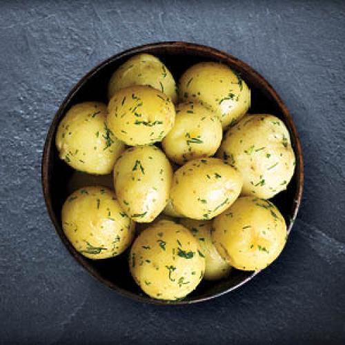 Kuhan krompir, postrežen, cena za cca. 250 g: 1,79 EUR