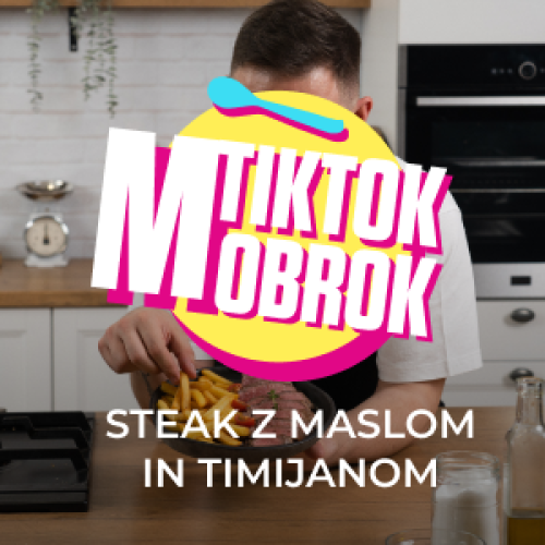 Steak z maslom in timijanom 