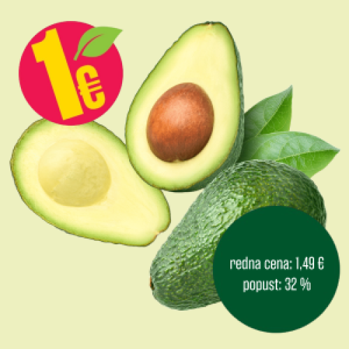 AVOKADO (cena za kos)