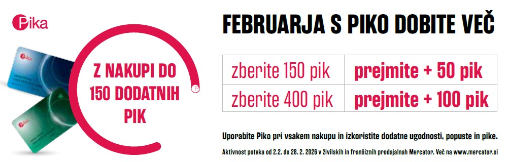 Nakupi lestvica Pika